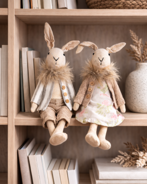 Påskekaniner - 2 stk.