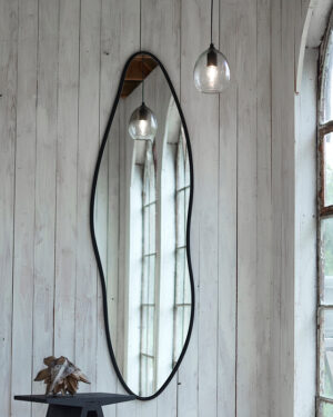 Vægspejl Michigan L - Sort