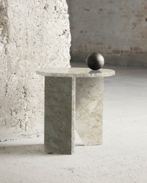 MUUBS Sidebord Verde - Creme- Marmor