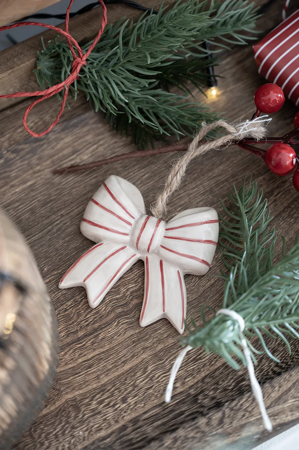 Juletræspynt - Sløjfe - 3 stk. - Billede 2