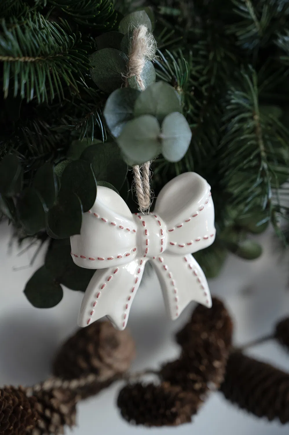 Juletræspynt - Sløjfe - 3 stk. - Billede 2