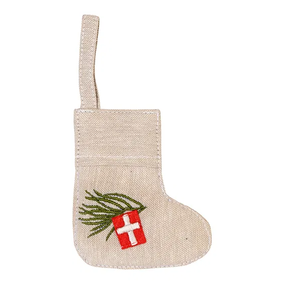 Juletræspynt - julesok - 3 stk.