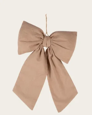 Julepynt - Sløjfe -beige