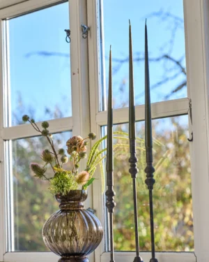 Round vase/Brown - 26 cm
